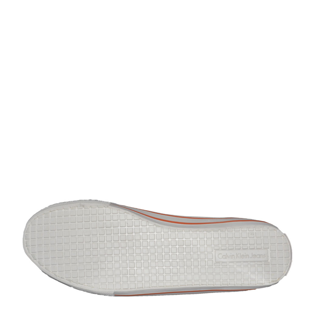 orange calvin klein trainers