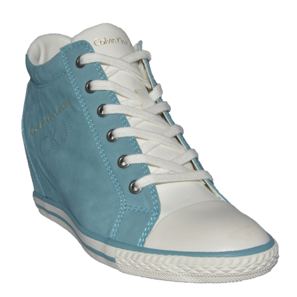 calvin klein cream trainers