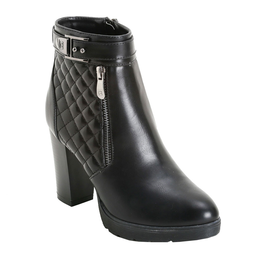 Bershka - Sandali neri con plateau trapuntati Bershka - Sandali neri con plateau trapuntati