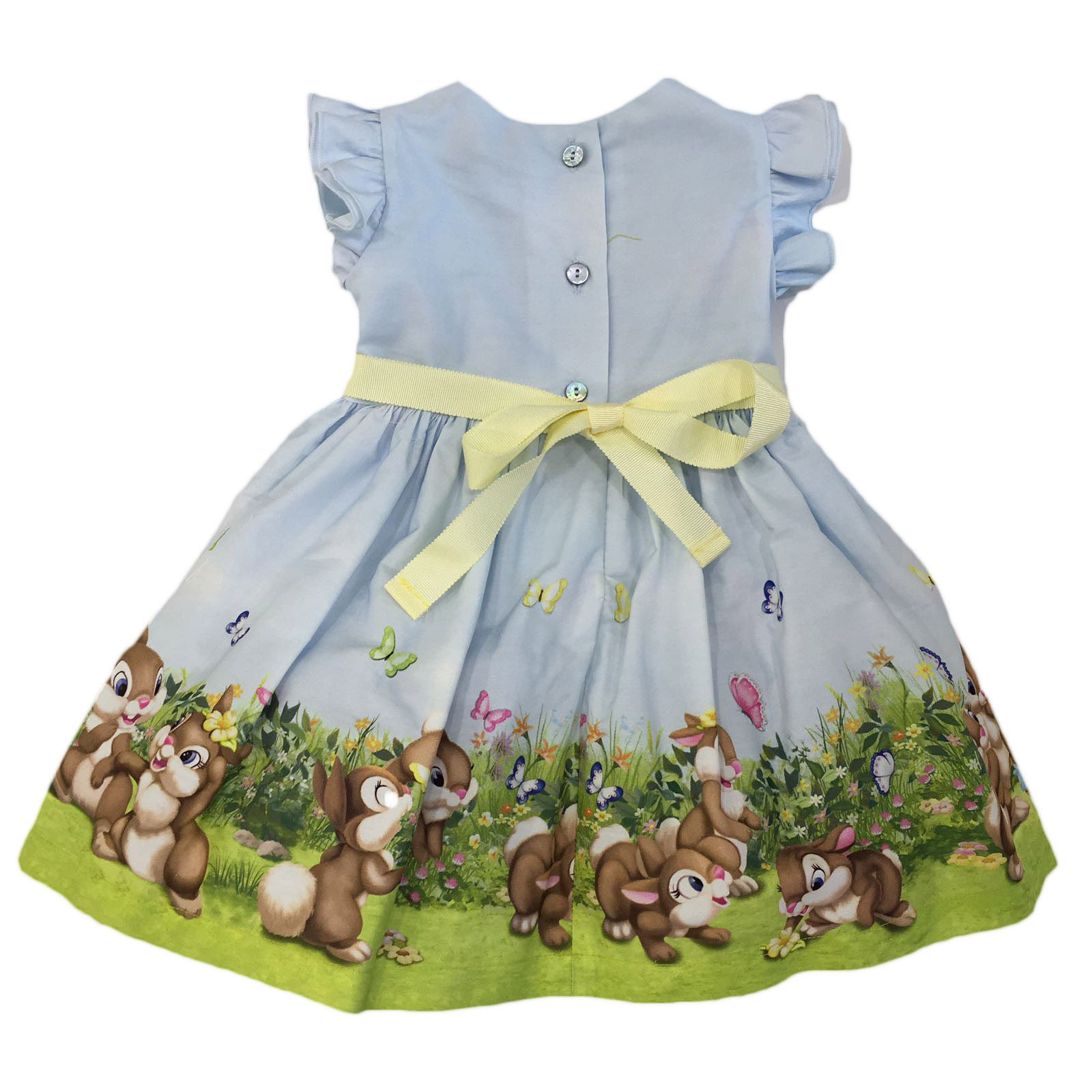 Monnalisa abito con fantasia coniglietti | Shop online ... Monnalisa abito con fantasia coniglietti | Shop online ...
