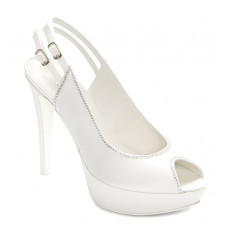 scarpe sposa color bianco seta