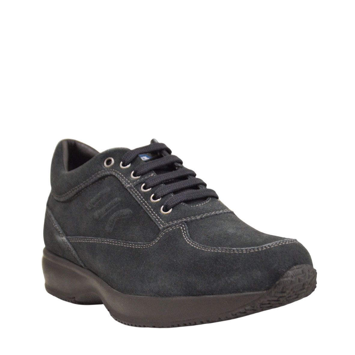 Lumberjack Raul Sneakers Uomo in Camoscio Blu Nuova Collezione