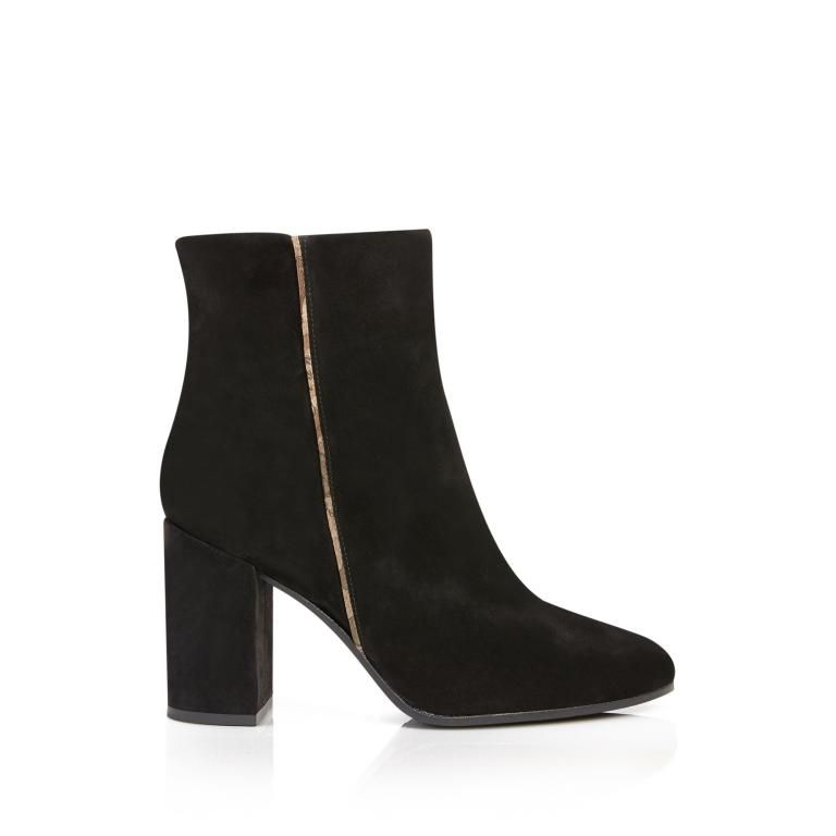Scarpe Junior 1A Classe Alviero Martini Stivaletti Beatles in Pelle Nera  con Inserto Elastico Geo Classic 1080 a sconto