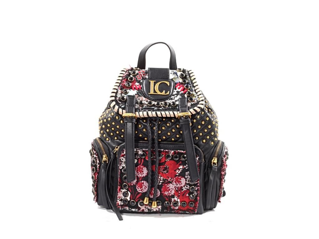 La Carrie - Zaino BOUNCE BACKPACK in tessuto ed ecopelle nero |  Donnastore.it