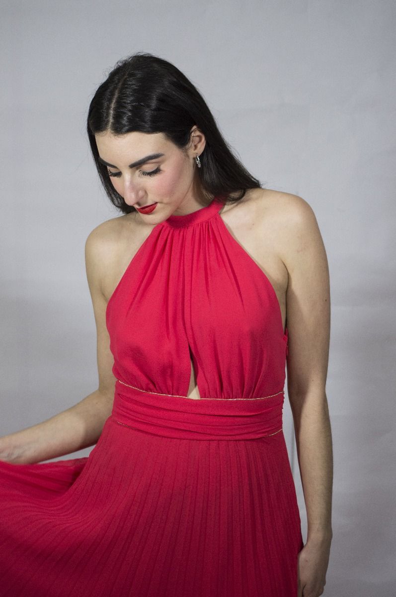 ANNA MOLINARI BLUMARINE ABITO 24132 363CORAL Nuova Collezione
