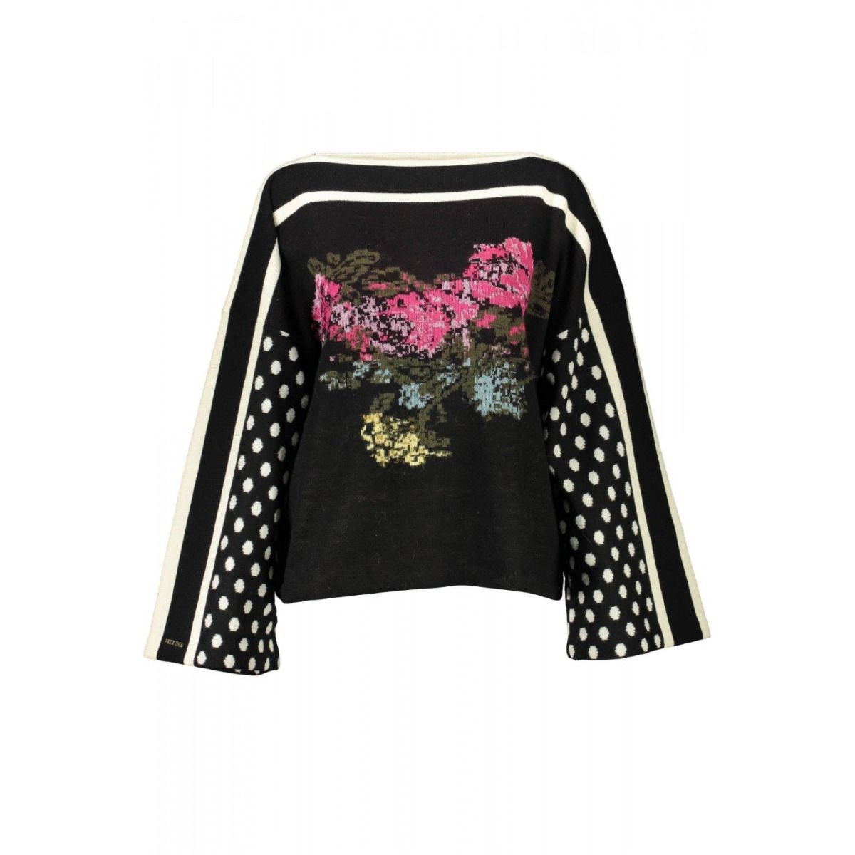 KNIT MESH CROPPED CARDIGAN | Blumarine