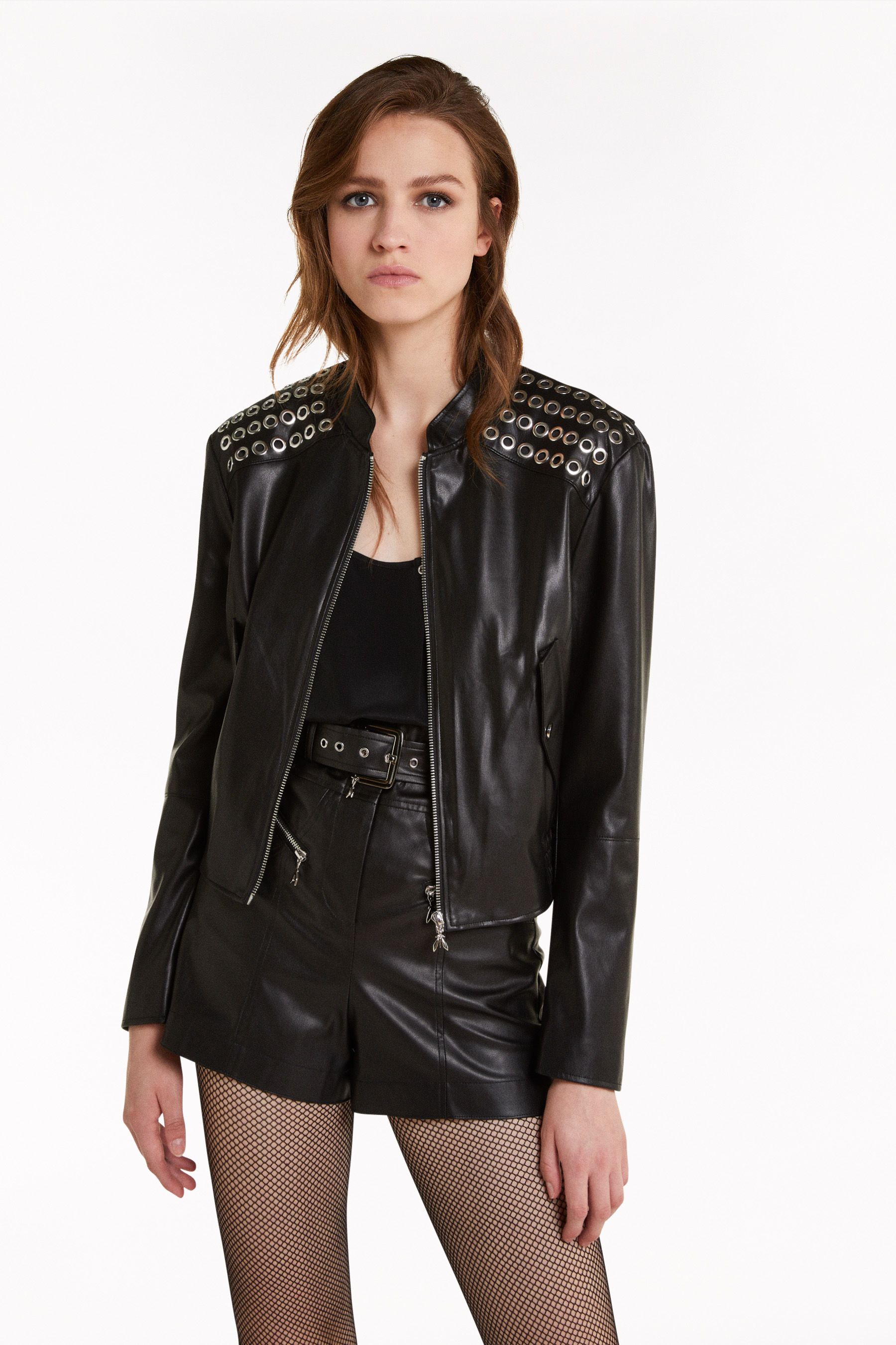 Giacca pelle patrizia pepe sale