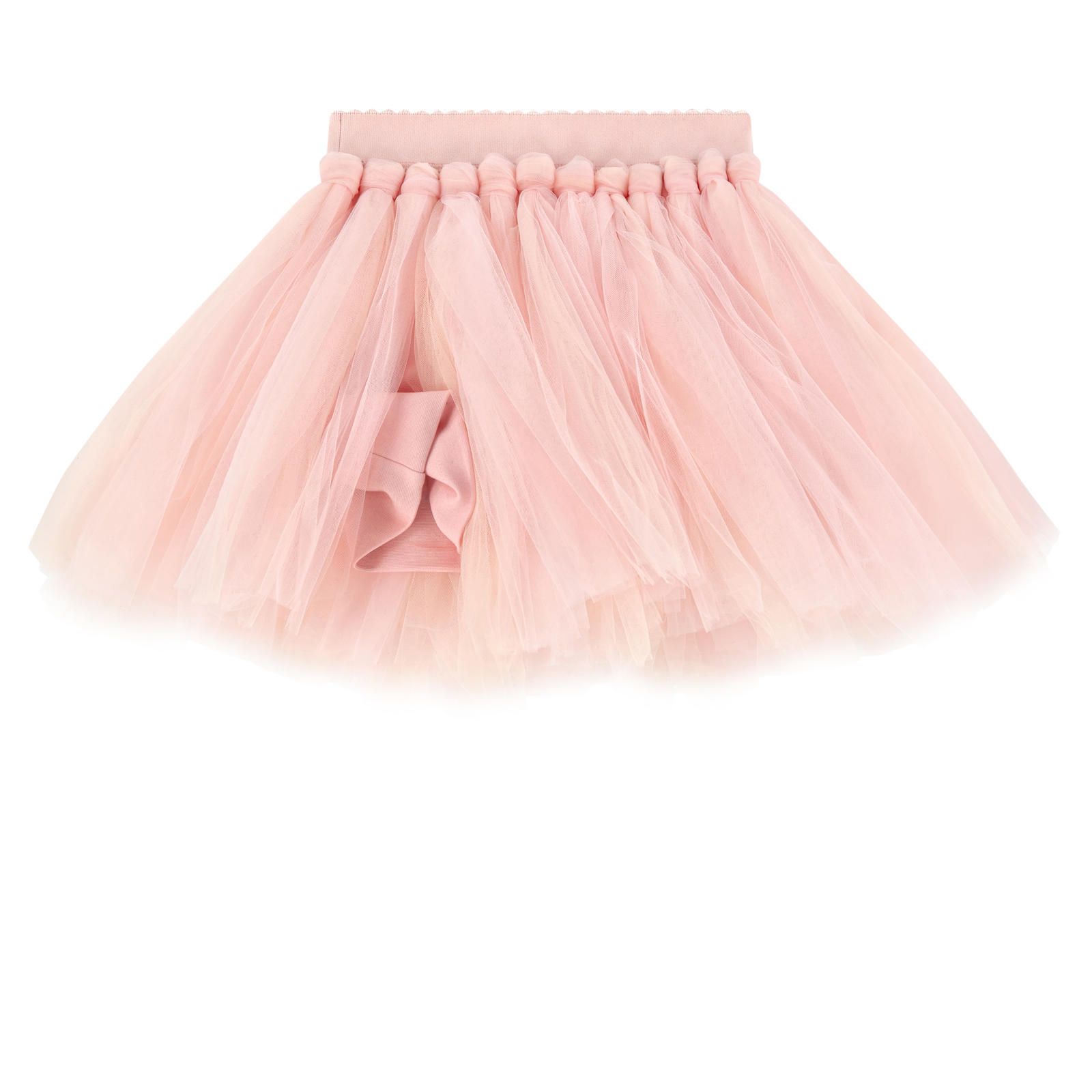 Gonna tulle azzurra bambina top