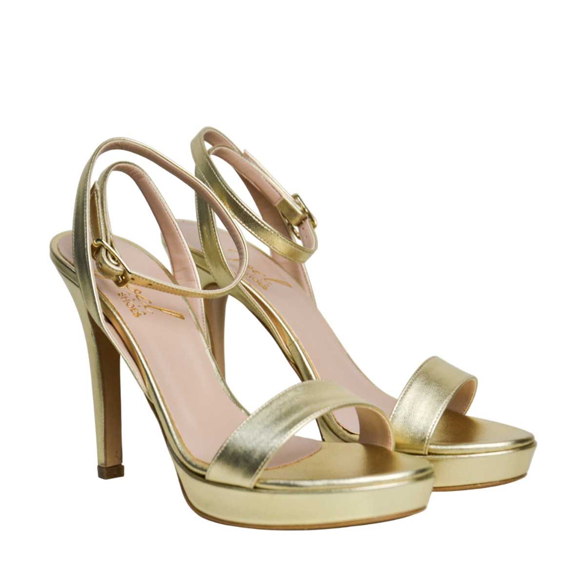 Zeppe Platino Zeppe Cm Heel Scarpe Platino Con Plateau Sandali