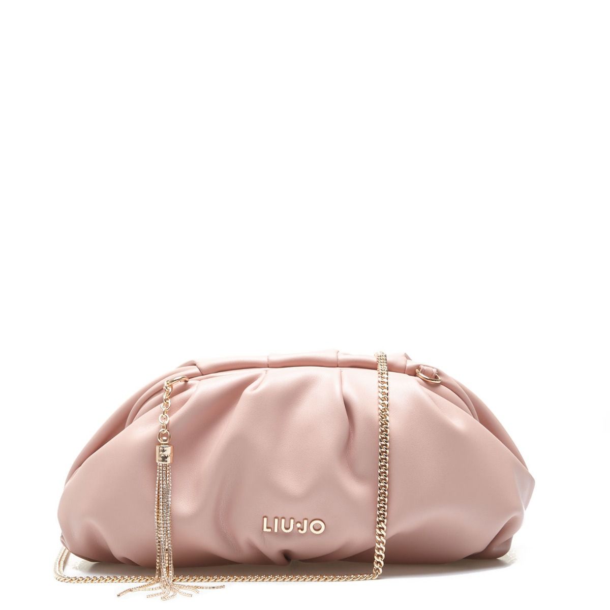 Annabella pochette donna da cerimonia in glitter rosa antico 1302AB