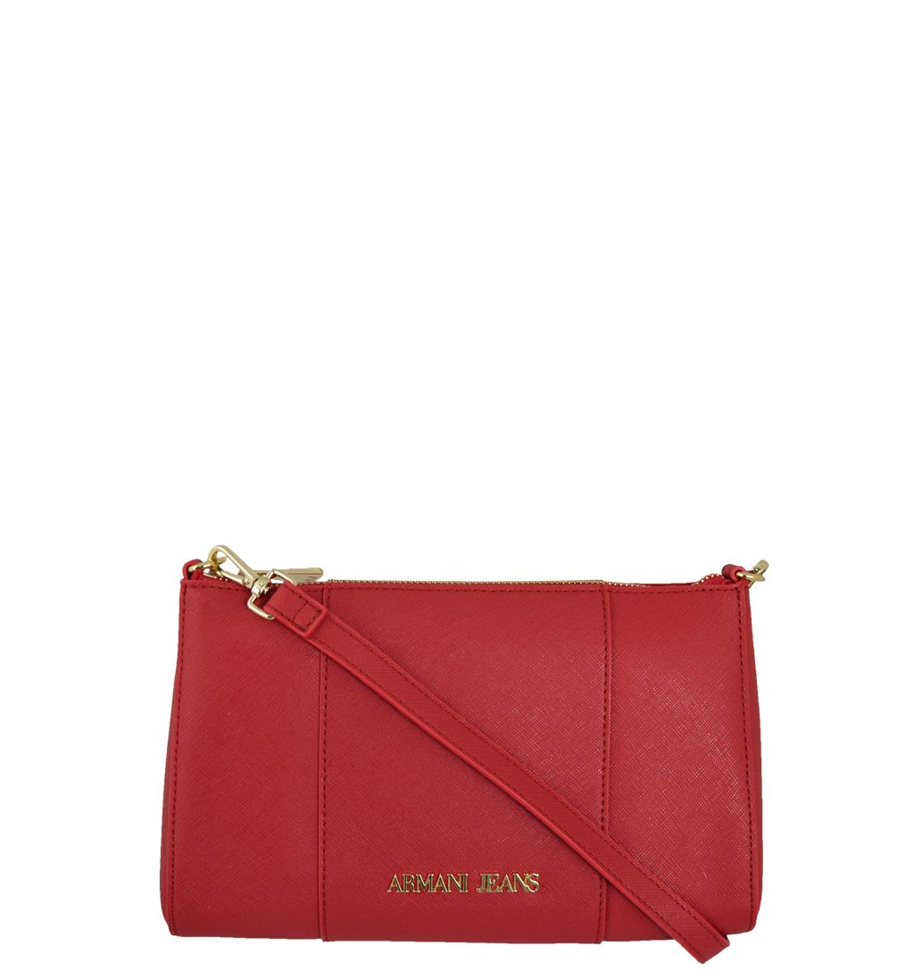 Armani Jeans Red Vernice Handbag
