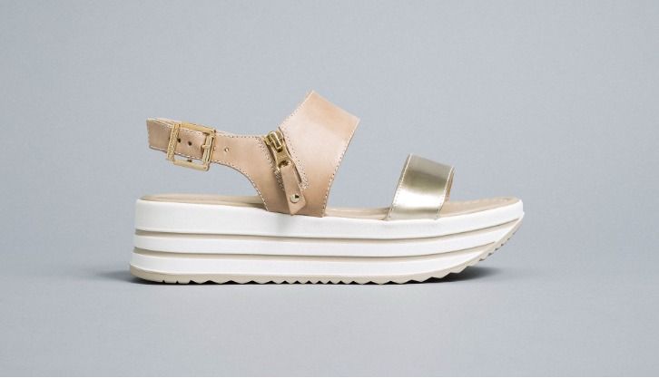 nero giardini sandali platino