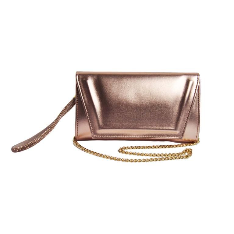 Melluso pochette donna bj048 rame shoecenter pelle - Stileo.it