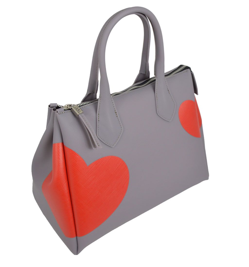 Borsa gum cuore rosso outlet