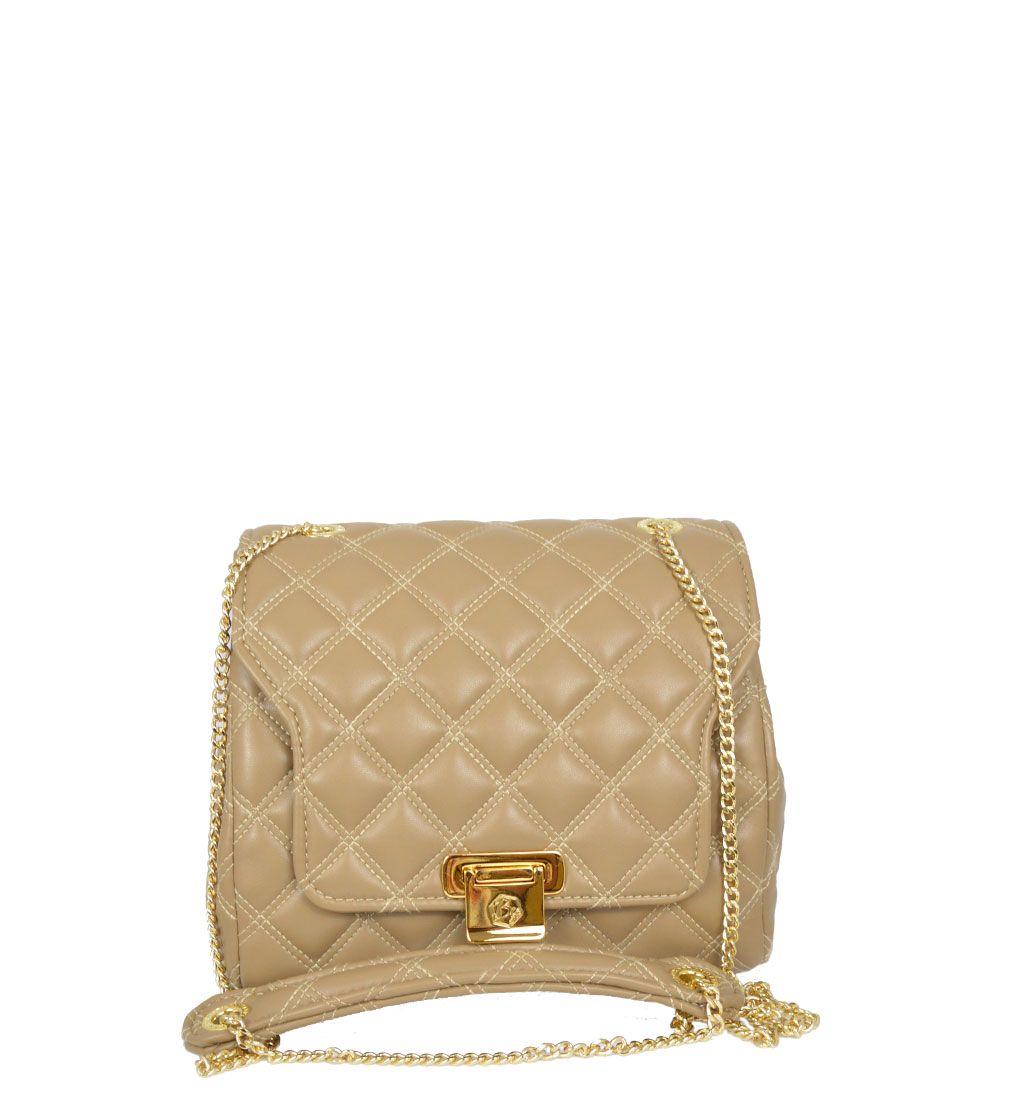 Chiara Biasi for Braintropy Borsa Patty Toy Trapuntata Beige