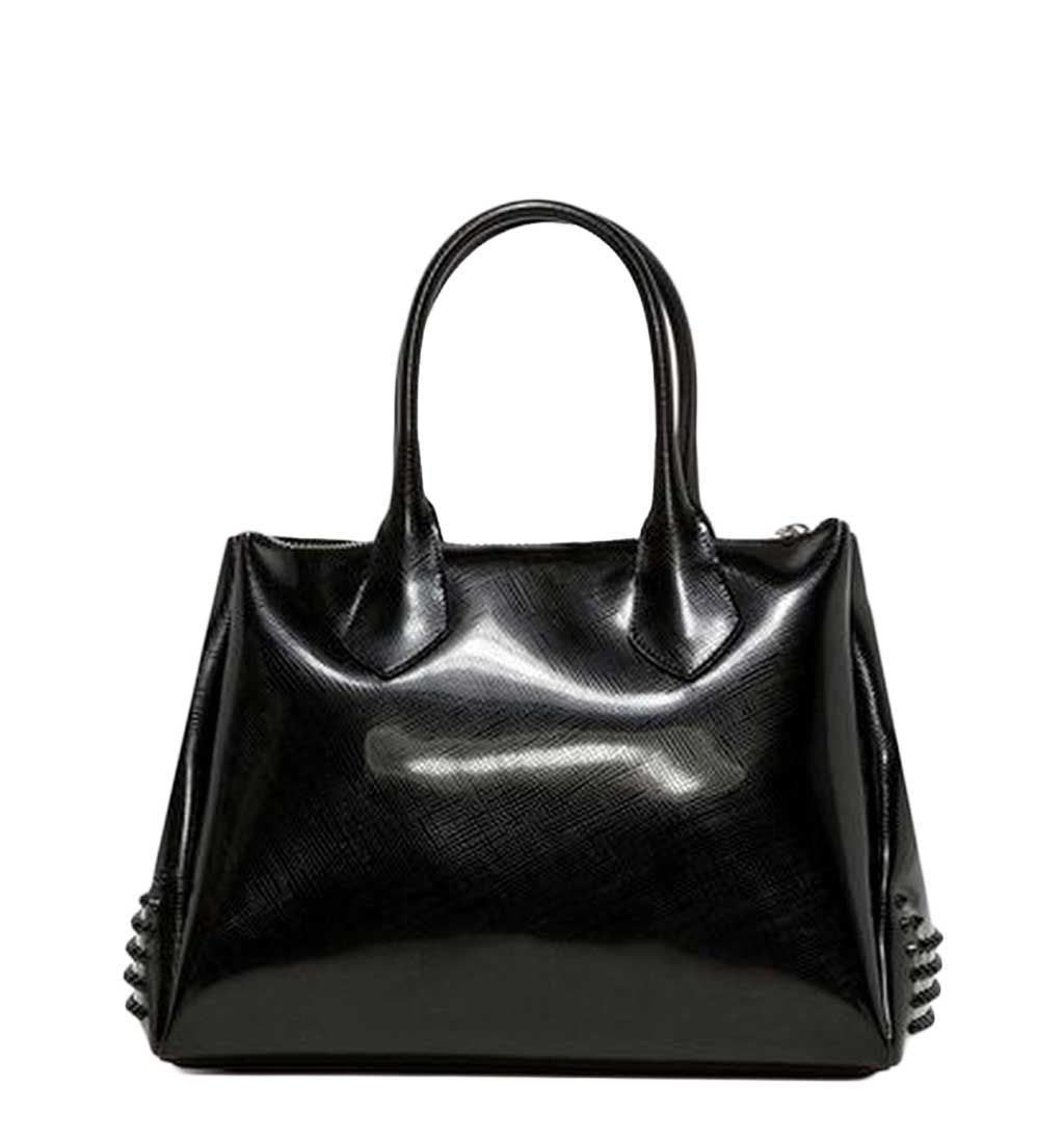 Gum by Gianni Chiarini Borsa a Mano grande vernice nera BS19019434.Shop Online