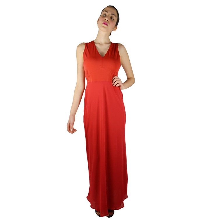 Carla montanarini abito lungo on sale