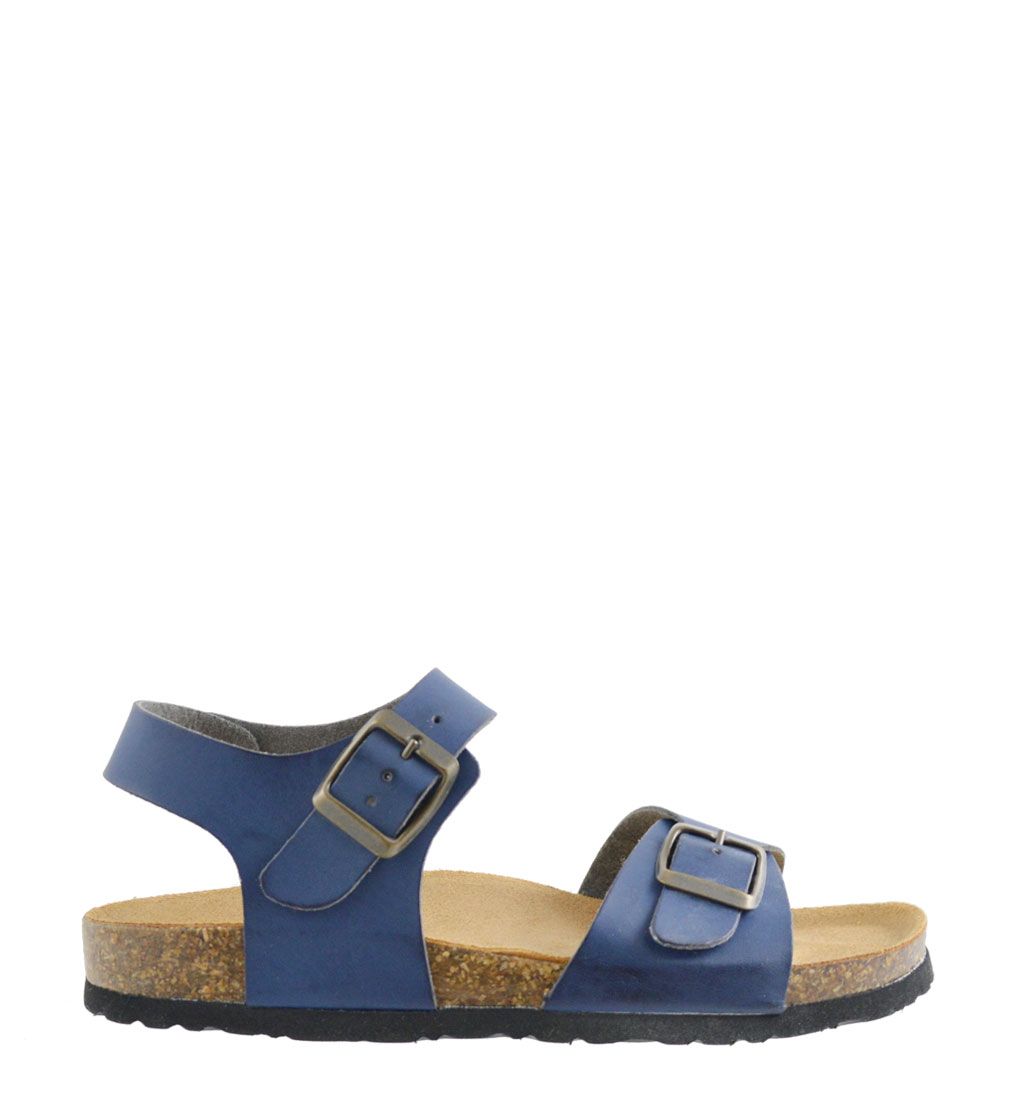 Docksteps sandali in pelle rivestiti blu fondo in sughero DSJ102125
