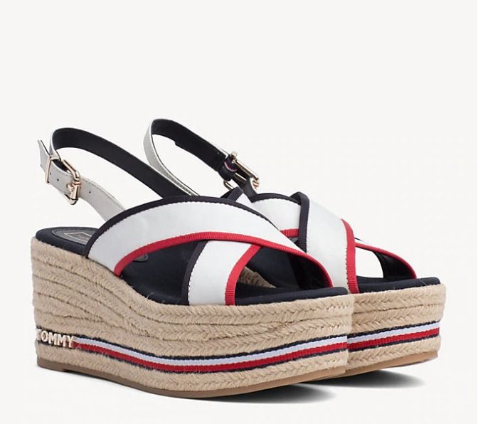 Tommy hilfiger sandali zeppa discount