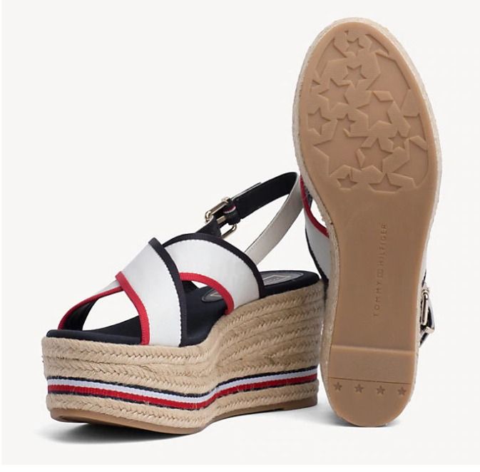 TOMMY HILFIGER - Sandali donna Artisanal con zeppa - Push96.com