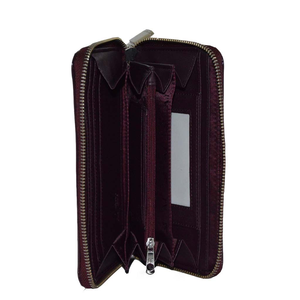 Armani Jeans portafoglio in vernice con diamante