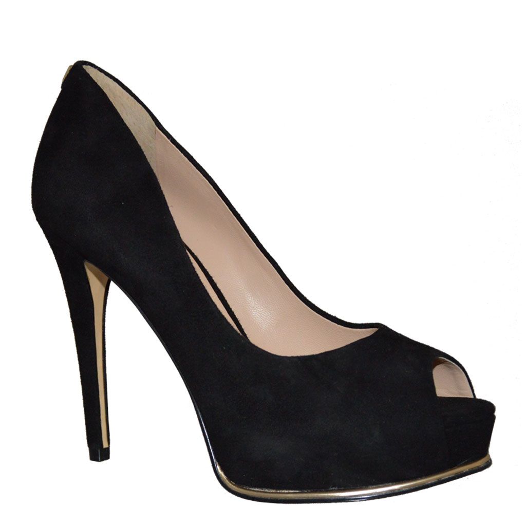 guess suede heels