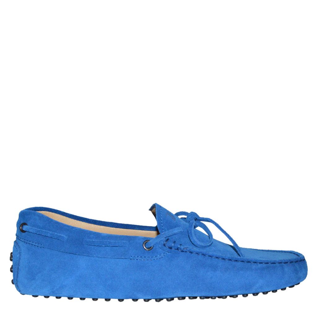 Mocassini uomo blu elettrico sale