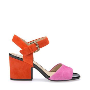 A bordo detección Sierra Geox women's shoes | Marilyse sandals in orange, pink suede sandals |Shop  online