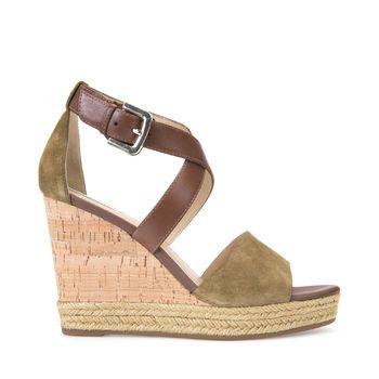 Scarpe Geox Donna Sandali con zeppa JANIRA neri Shop online
