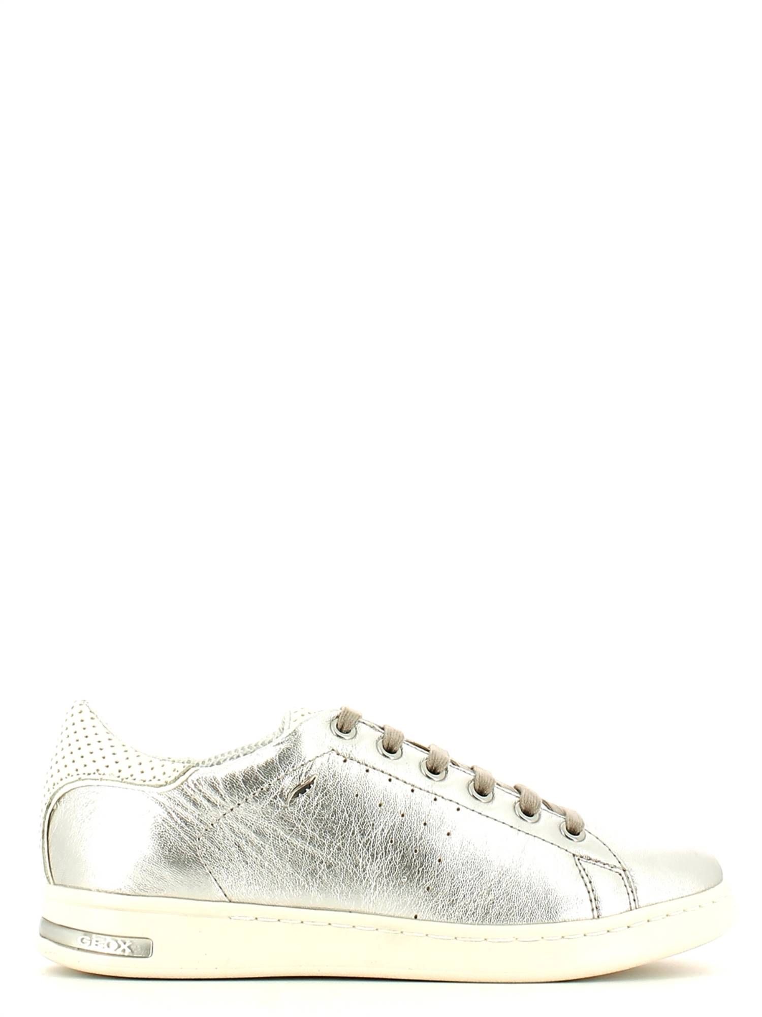 Geox Jaysen women silver trainers D621BA 000KY C1007