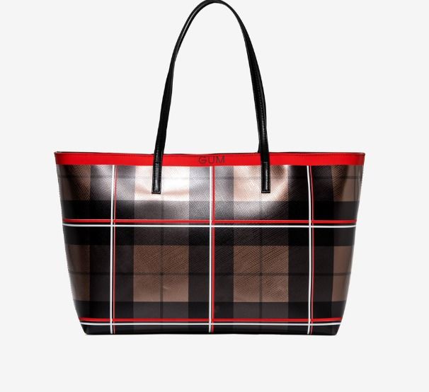 GUM DESIGN BY GIANNI CHIARINI SHOPPER TARTAN