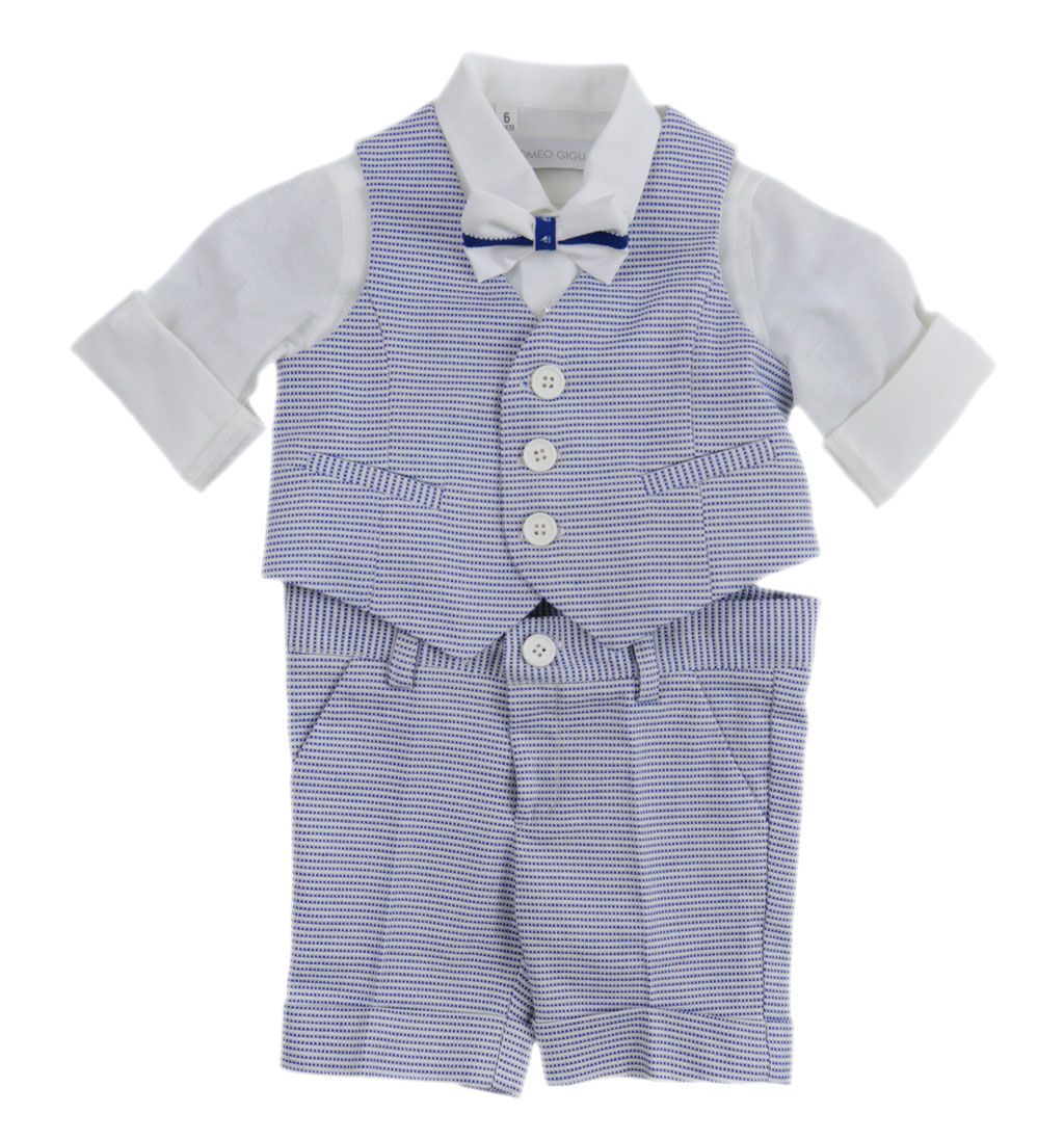 Romeo Gigli completo cerimonia bambino. H554BLU