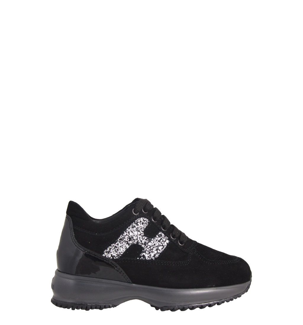 Hogan Junior Interactive Bambina Suede Nero Strass Casual Baby Hogan 2 –  CALZATURE ANGELINI 1948