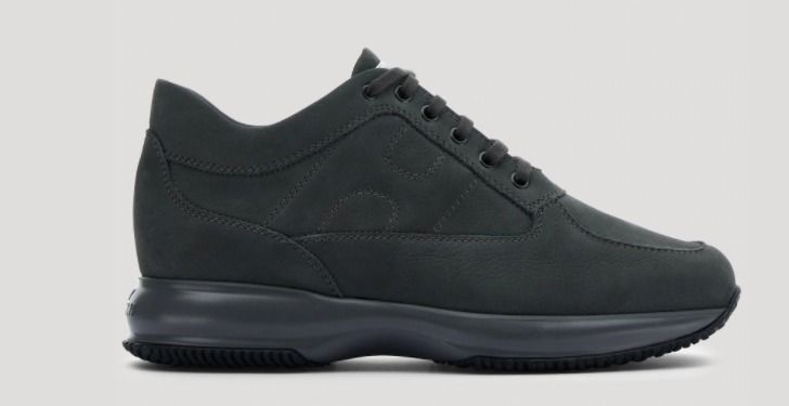 スニーカー HOGAN Men Sneakers HXM00N000106RNB612 Grey Hogan interactive men's shoes in leather and suede