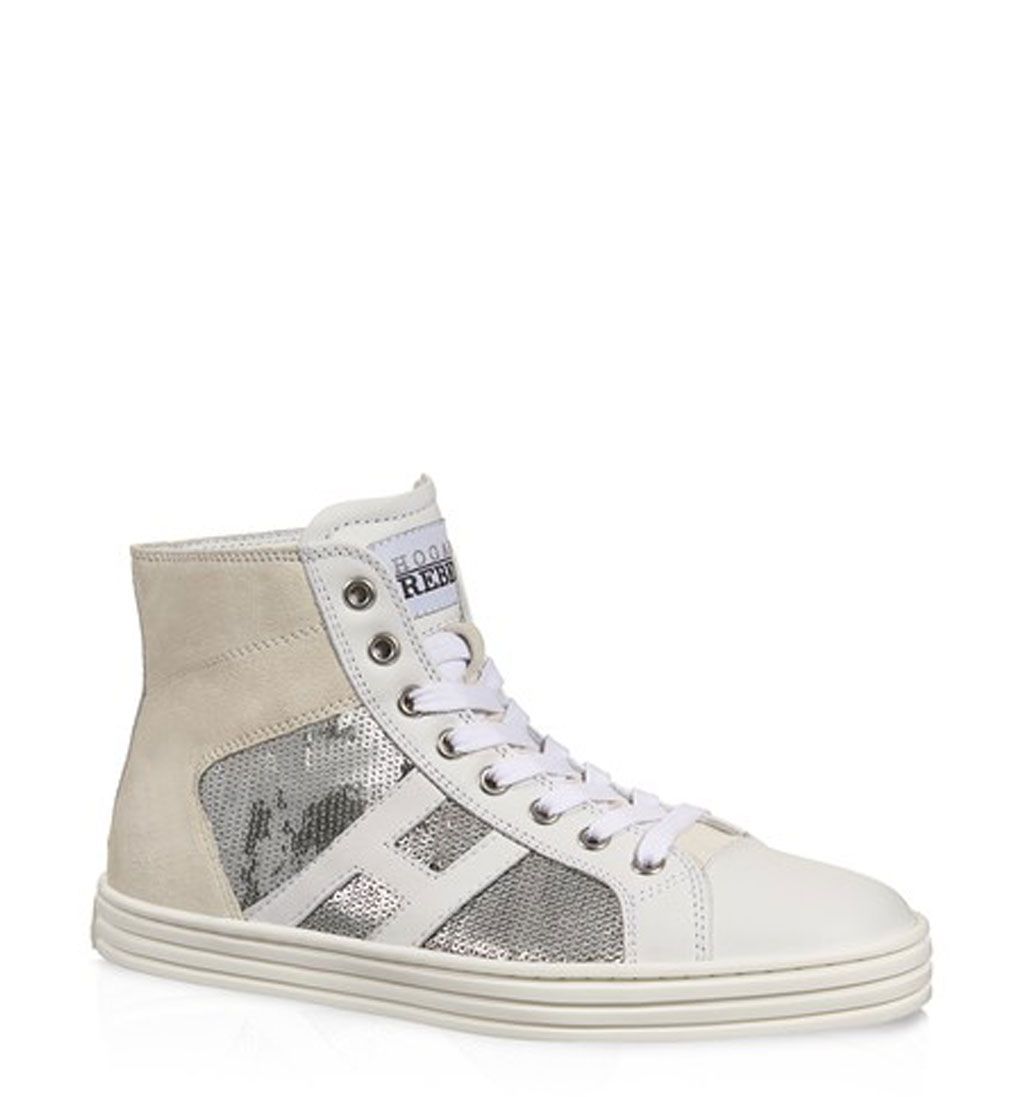 hogan rebel donna R182 In Camoscio Beige Sfoderato Borchie Numero 40 –  CALZATURE ANGELINI 1948