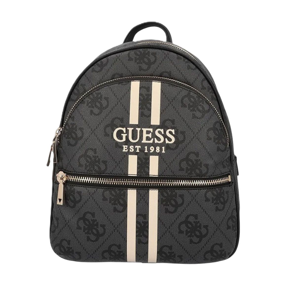 Guess Zaino Manhattan HWOS7118330CLO Nero Monogram – Logo 4G Donna