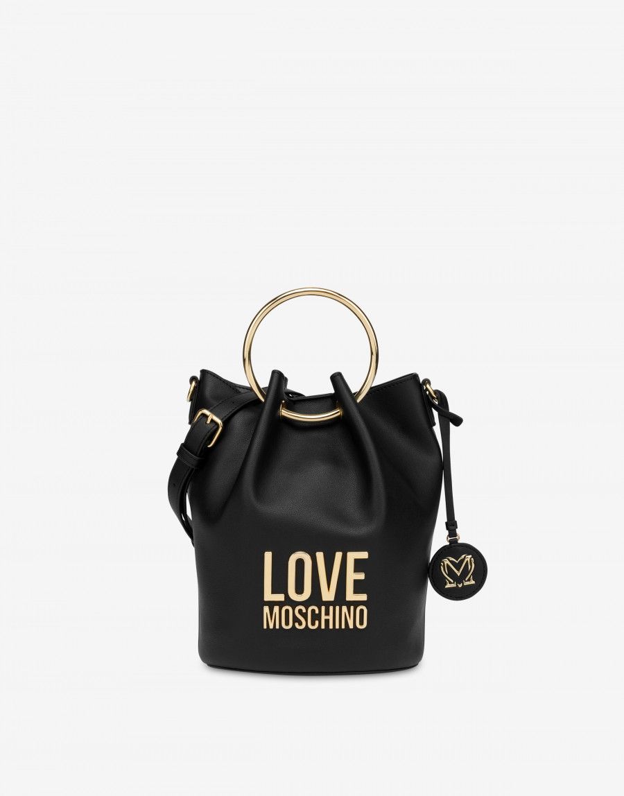 Love Moschino Borsa Bonded Pu Nero | Borsa a secchiello | fashionette