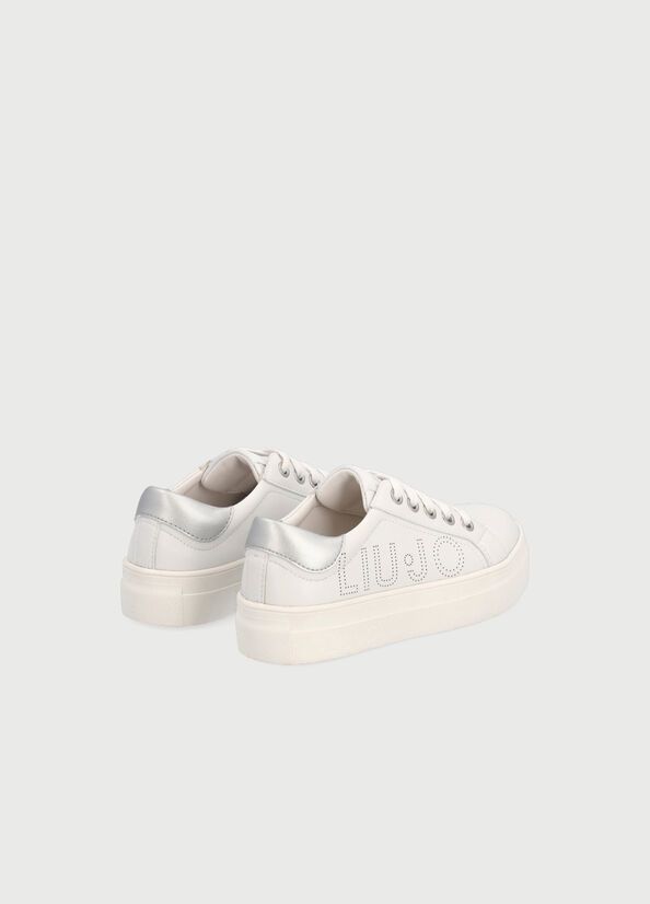 Liu jo alicia chic 304-sneaker bambina junior argento spreading silver –  Les Chaussures Aulla