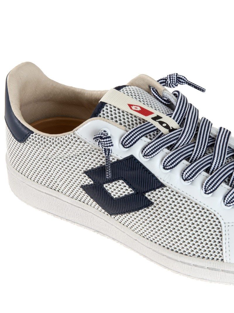 Lotto Leggenda sneakers bassa in tessuto bianco blu Shop online