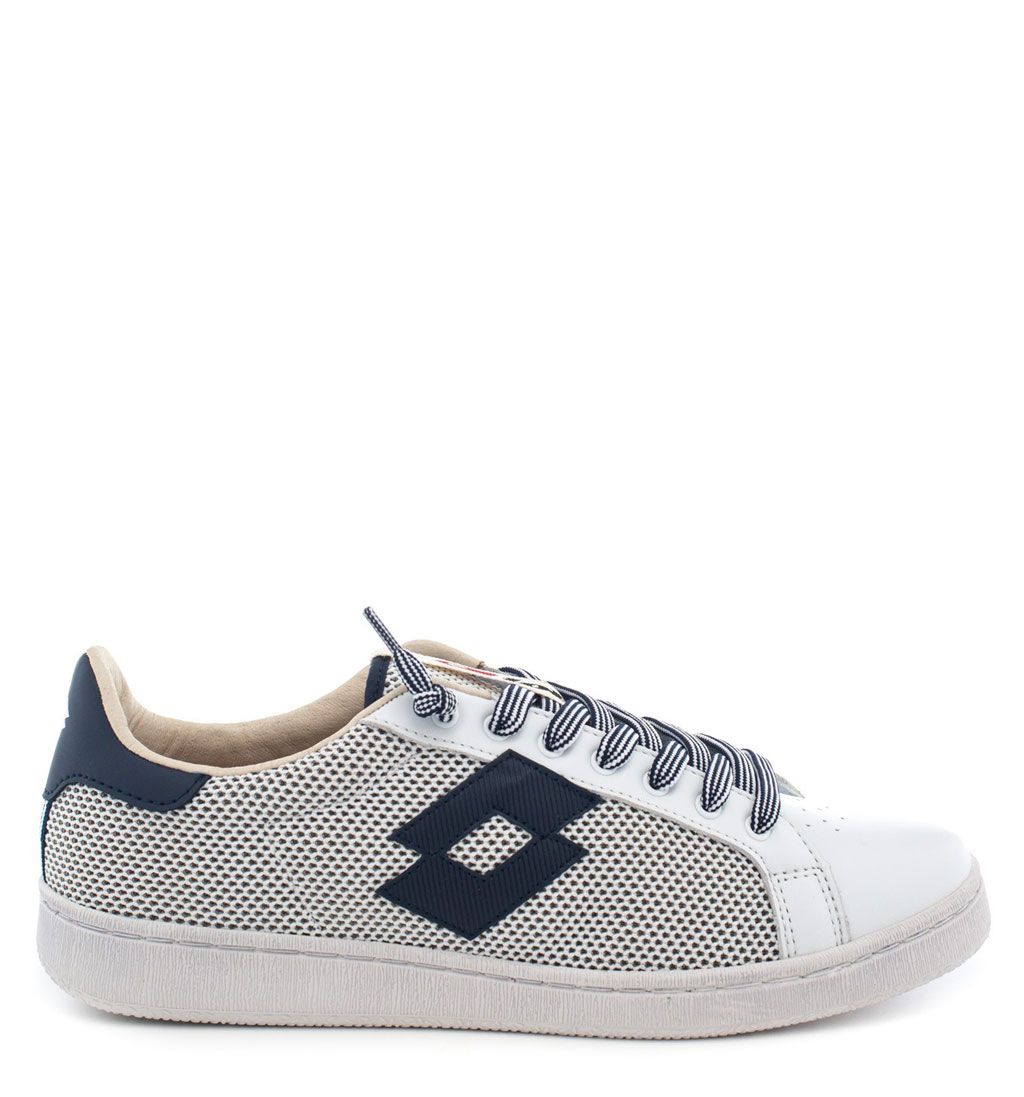 Lotto Leggenda sneakers bassa in tessuto bianco blu Shop online
