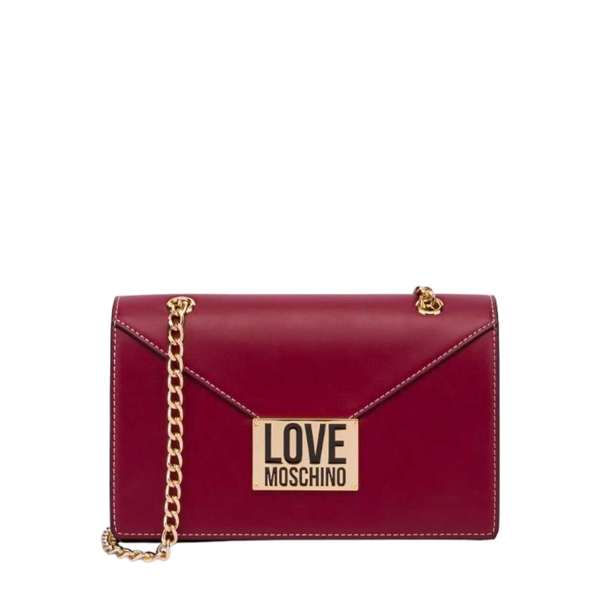 Love Moschino Borsa A Spalla Donna In Ecopelle E Pizzo Color Cipria – Design Chic E Minimalista – Materiali Sostenibili