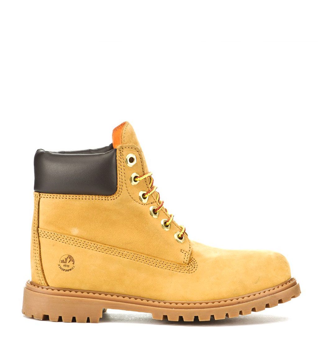 Lumberjack women lace up boots made in yellow nubuk