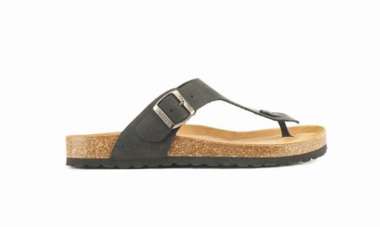 SANDALI UOMO LUMBERJACK PLANTARE IN GOMMA TRIPLO STRAPPO LAGGUN BLU –  NewLine Calzature