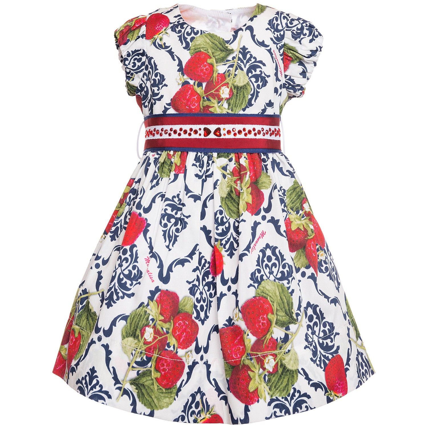 Vestito con le fragole sale