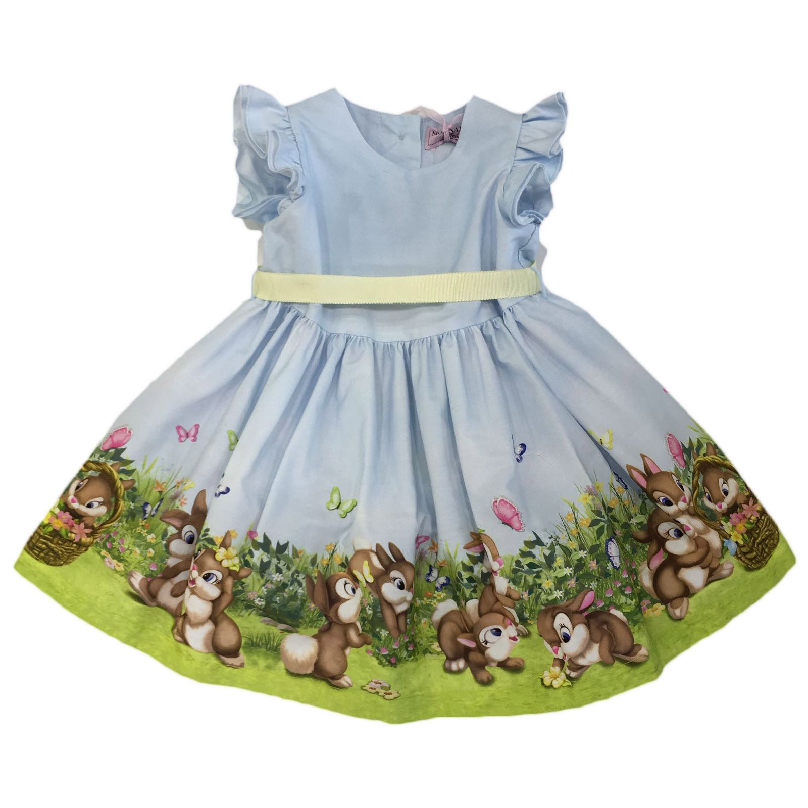 Monnalisa abito con fantasia coniglietti Shop online