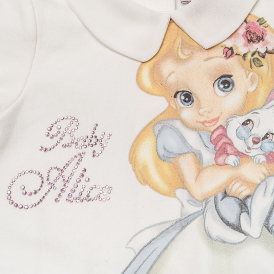 Abbigliamento neonato alice new arrivals nel paese delle meraviglie