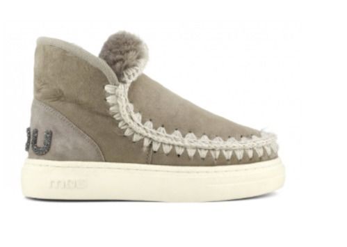 MOU Stivaletto donna beige in suede | Quellogiusto Shop online