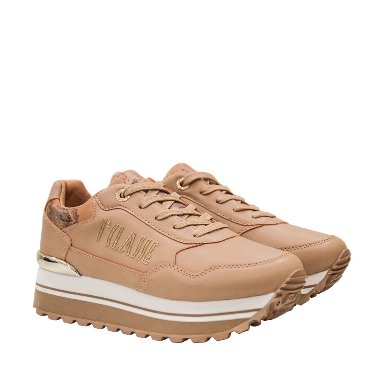 Sneakers Alviero Martini Prima Classe Donna Beige N2294 AI 2025-26