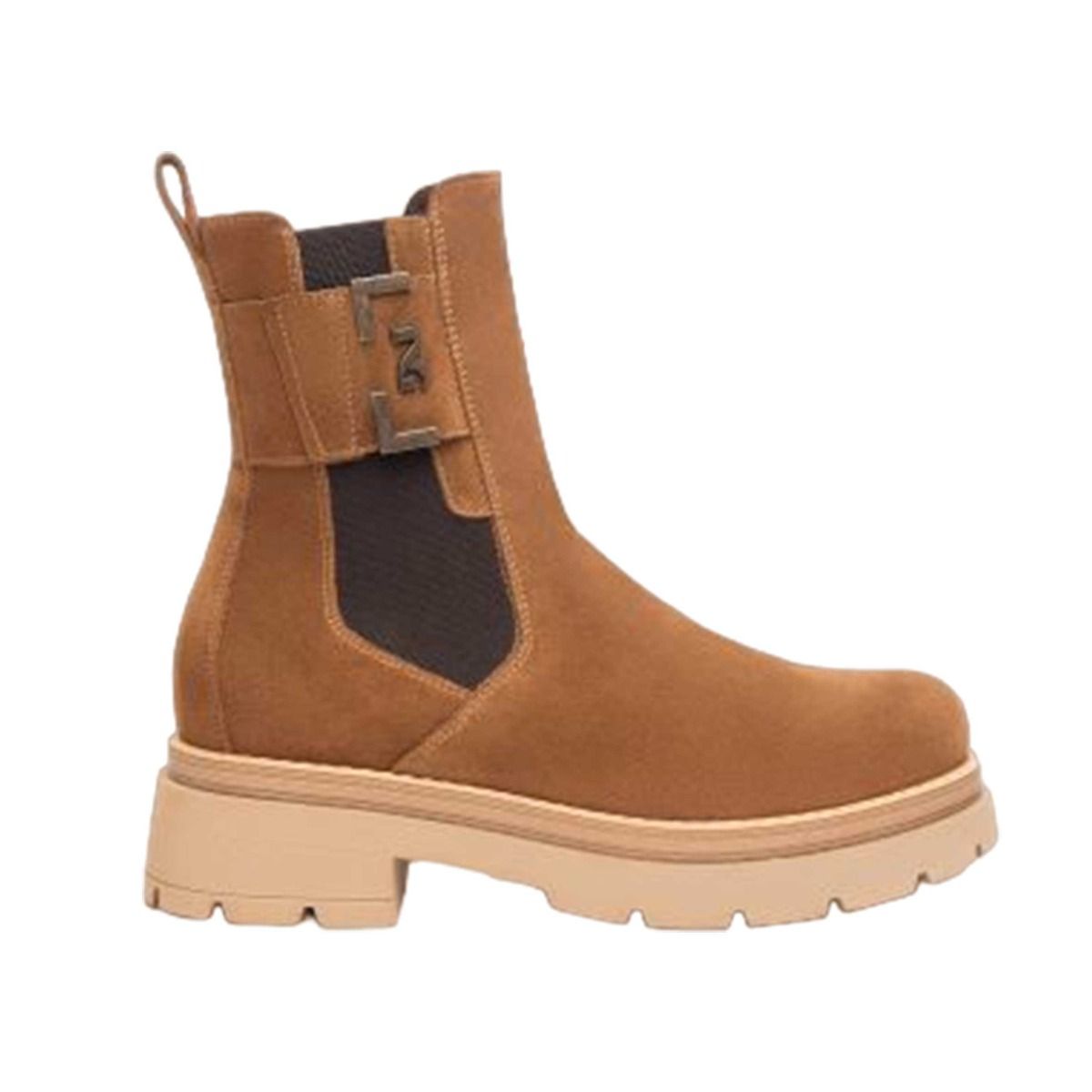 Nero Giardini Stivaletti Beatles In Pelle Nera - Elastici Laterali, Made In Italy, Tacco A Blocco