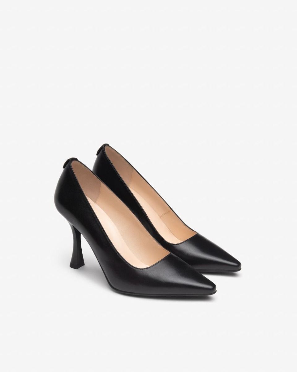 Decollete Con Tacco Largo Scarpe Nero Giardini Decollete Nero